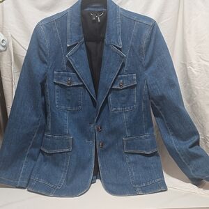 Denim Blazer Jacket By Paige... The Ramona... NWOT